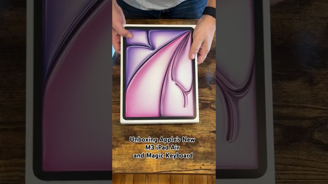 Unboxing Apple's New M3 iPad Air and Magic Keyboard