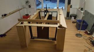 DIY Pool Table from plywood