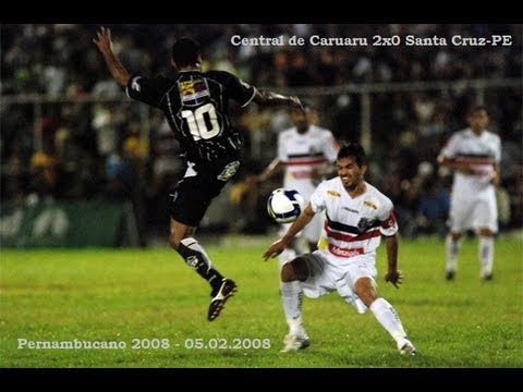 Central de Caruaru 2x0 Santa Cruz-PE - Campeonato Pernambucano de Futebol 2008 - Jogo Completo