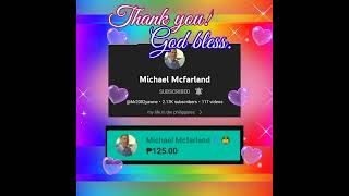 thank you card for michael mcfarland