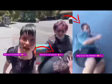 Group Of Women Hit Man Then Get Floored