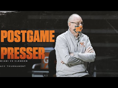 Jim Larrañaga | Clemson Postgame Presser | 3.10.21