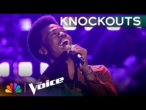 Nathan Chester Is Fun and Flirty Performing "Fooled Around and Fell in Love" | Voice Knockouts | NBC