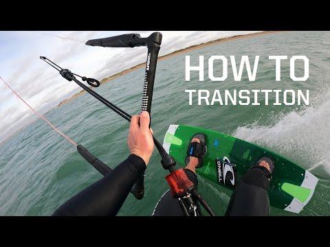 How to turn around / transition kitesurfing