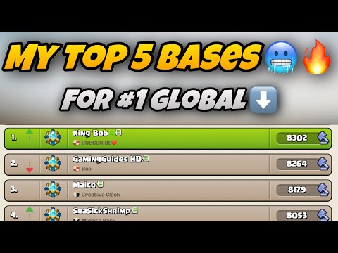THE 5 BEST BH10 BASES from TOP 10 GLOBAL! Clash of Clans - Builder Base 2.0