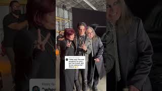 yungblud with ozzy and sharon osbourne 🖤