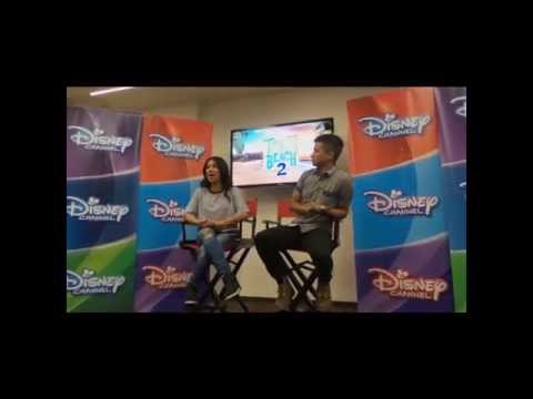 Chrissie Fit & Jordan Fisher Q&A For Teen Beach Movie