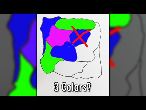 How Many Colors Do Maps Need? #shorts