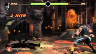 MK9 - Trick To Win Hidden Noob Saibot Fight - Mortal Kombat 9 (2011)