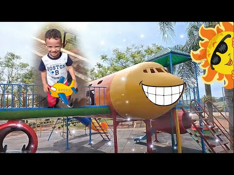 Parquinho de avião  #brincadeiras #aviaozinho #criança #diversão #parquinho quinho #Virmond #paraná