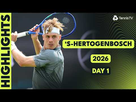 Cilic Battles Shapovalov , Humbert Takes on Ymer & More | ’S-Hertogenbosch Highlights Day 1