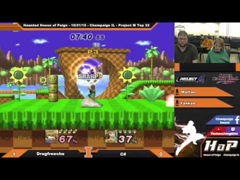 [Haunted House of Paign 10/31/15] PM Singles Bracket Drugfreechu (G&W) vs. C# (Zelda)