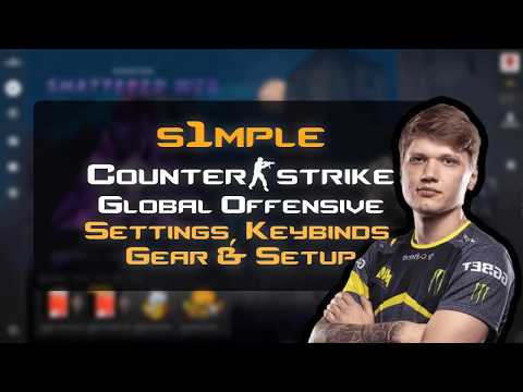 s1mple Counter Strike Global Offensive Settings, Keybinds & Setup April 2020 Update