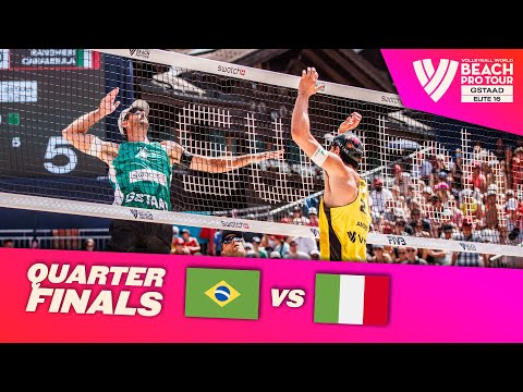 George/Andre vs. Ranghieri/Carambula - Quarter Finals Highlights Gstaad 2023 #BeachProTour