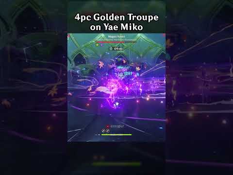 4PC GOLDEN TROUPE ON YAE MIKO