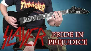 Slayer - Pride In Prejudice -  guitar cover with solo