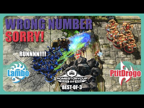 Size cannot Immortalize - PtitDrogo (P)  vs. Lambo (Z) - HSC24 Group B | StarCraft 2