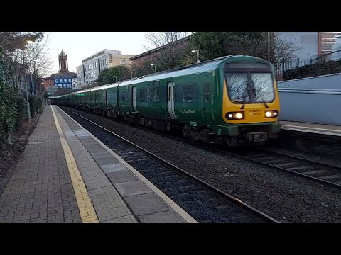 Irish Rail 29000 Class DMUs 29110 & 29114 at Belfast Lanyon Place & City Hospital. 11/2/24.