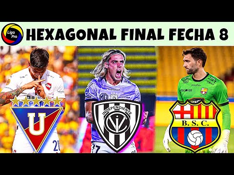 Schedule MATCHDAY 8 of the Final Hexagonal of the LigaPro 2025 / Ecuadorian Championship 2025