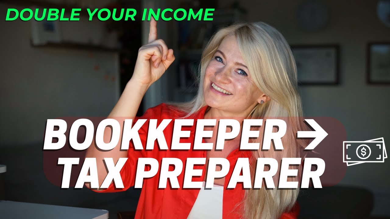 How to learn how to prepare taxes as the BOOKKEEPER (Black Friday Sale!)