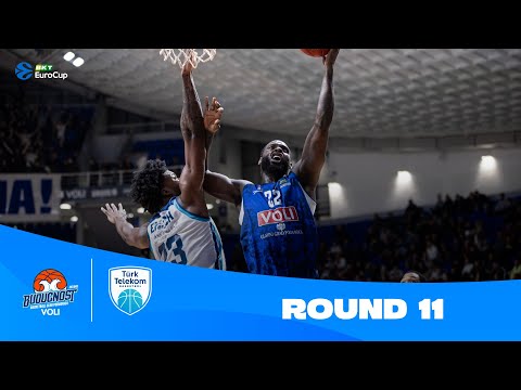 Buducnost Podgorica-Turk Telekom Ankara | Round 11 Highlights | 2023-24 BKT EuroCup