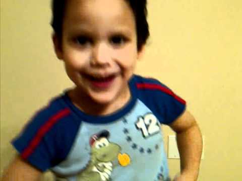 My 4-year old son Carlos singing 