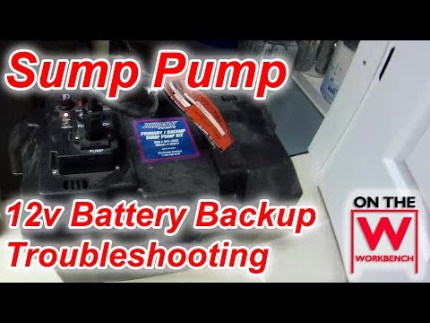 12v Backup Sump Pump Troubleshooting - YouTube