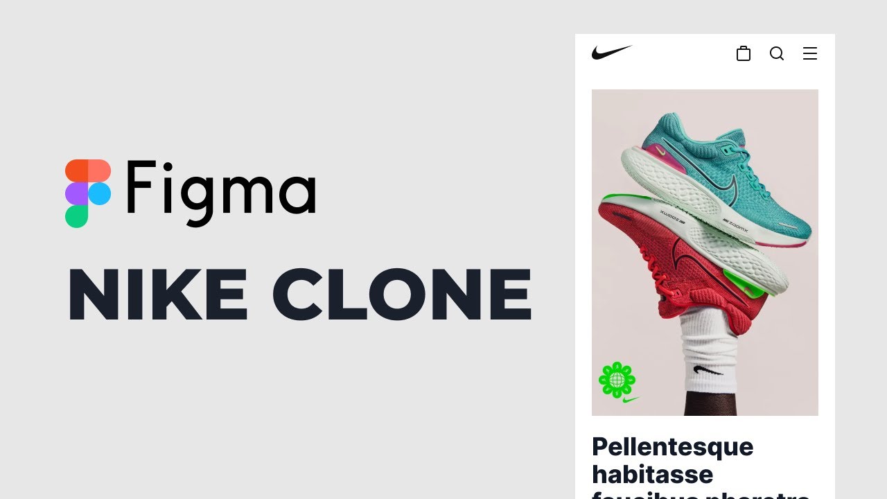 Figma tutorial : Learn auto layout and components by cloning Nike mobile web