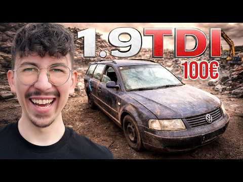 Für 100€ vom SCHROTT zum NEUWAGEN! | VW Passat 1.9 TDI