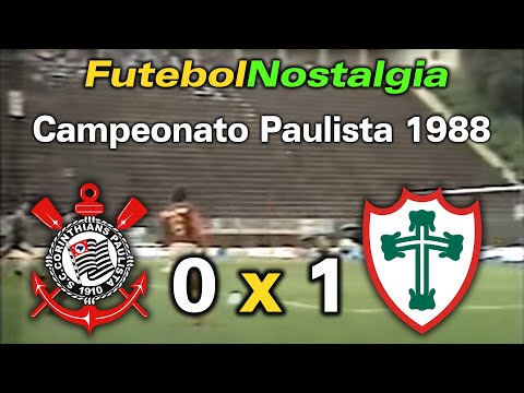 Corinthians 0 x 1 Portuguesa - 30-05-1988 ( Campeonato Paulista )