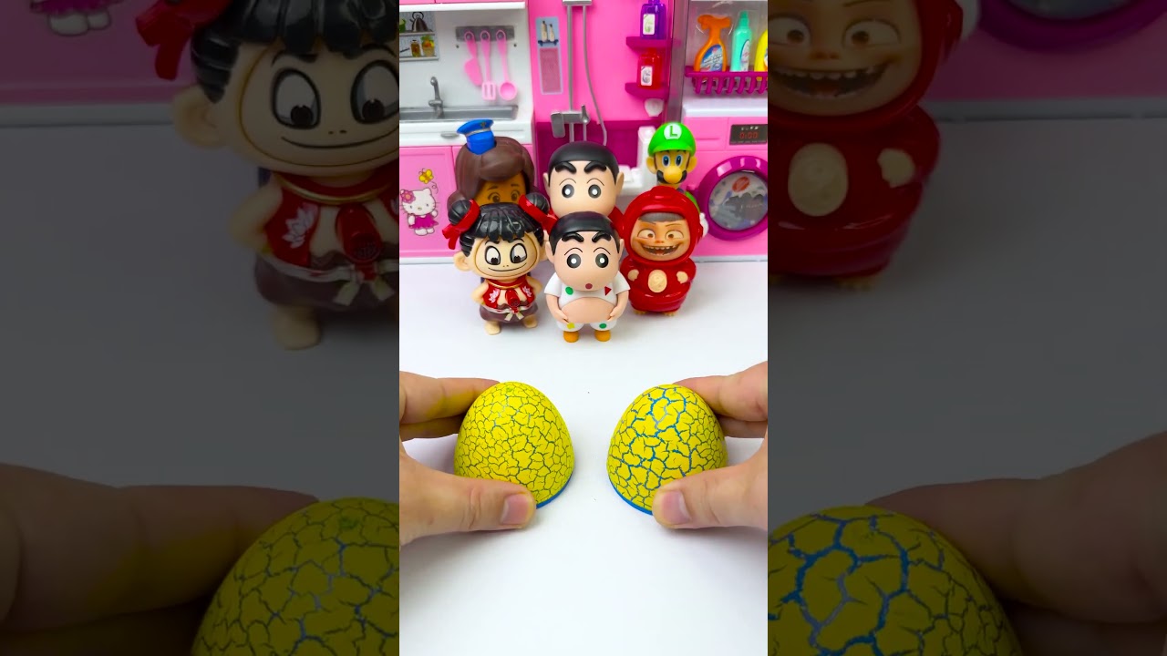 Shin Chan and friends Toy Fun ASMR#shorts #funny #toys #asmr #satisfying