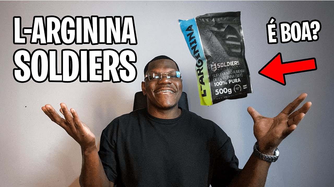 Miniatura da avaliação em vídeo de Arginina Em Pó 250g 100% Pura Soldiers Nutrition