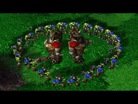 [Warcraft 3]  2 Orge Warchief VS 20 Grunt