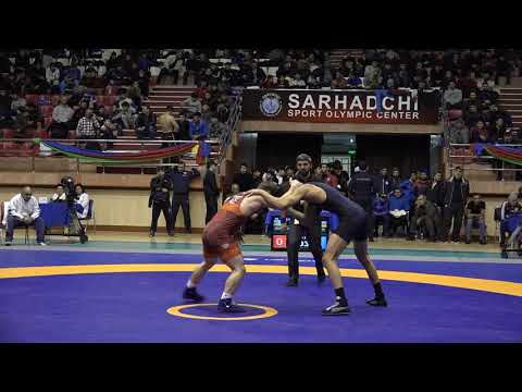 1/2 final FS - 61 kg: Ruslan Qasımov - Ramiz Həsənov