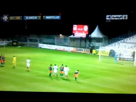 But Delort Penalty Ajaccio-Montpellier 2013