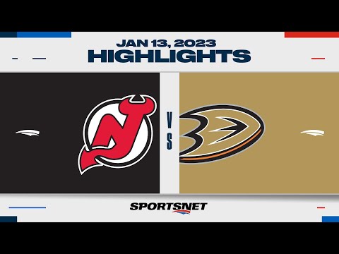 NHL Highlights | Devils vs. Ducks - January 13, 2023