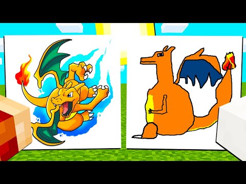 DISEGNA I POKEMON PER VINCERE SU MINECRAFT