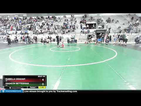 55 Lbs Semifinal - Isabella Graham, AK Vs Madison Betterman, CO 6225