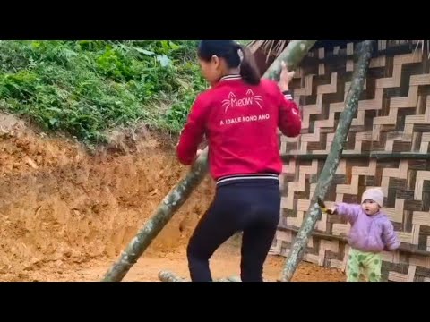 Building a Bamboo Kitchen with My Daughter on Our Farm | Family DIY Project