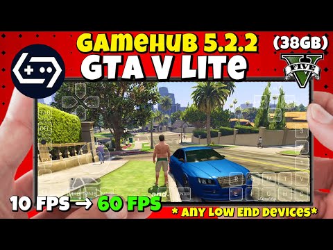 GTA 5 Lite on Android | GameHub Emulator 5.2.2 | Full Setup & Smooth Gameplay Tutorial