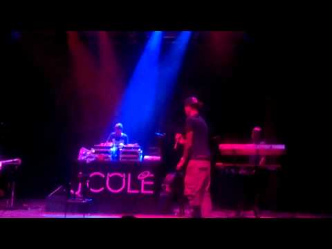 DJ Dummy showing his skills at J.Cole concert