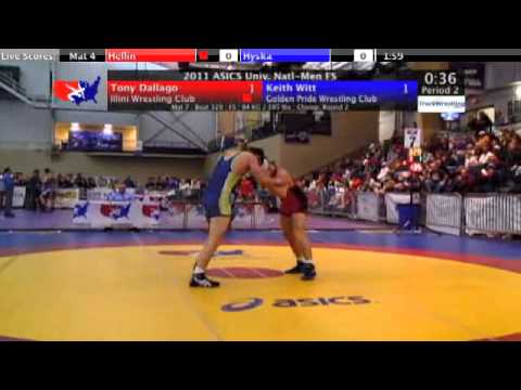 University Freestyle 84kg - Keith Witt vs. Tony Dallago