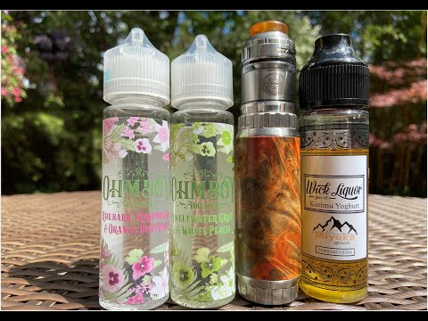 Delicious fruity e-liquids review | 2 liquids by Ohm Boy Volume ii  & Miyaki Apricot by Wick Liquor
