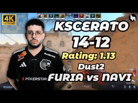 KSCERATO (14-12) FURIA vs NAVI (Dust2) | Thunderpick World Championship 2025 #FURIA #KSCERATO