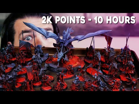 How to Speed Paint a Warhammer army in 10 hours