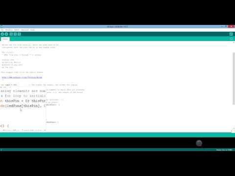 Tutorial Programmazione #2 -  Array,ciclo for,digitalWrite by RobotProjects