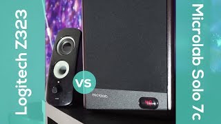 Video thumbnail for Microlab Solo 7c vs Logitech Z323 speakers sound & bass test [2.0 vs 2.1] by Techscrew