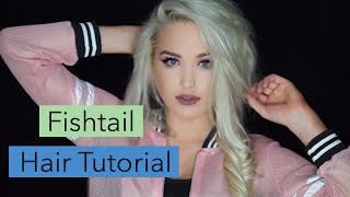 How to Fishtail Braid Tutorial | Easy Fishtail Braids FoxyLocks Extensions