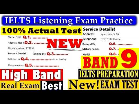 IELTS LISTENING PRACTICE TEST 2025 WITH ANSWERS | 21.07.2025