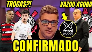 🛑VAZOU TUDO AGORA! TROCA DE JOGADORES! SITUAÇÃO DO NOVO PATROCÍNIO DO CORINTHIAS! 